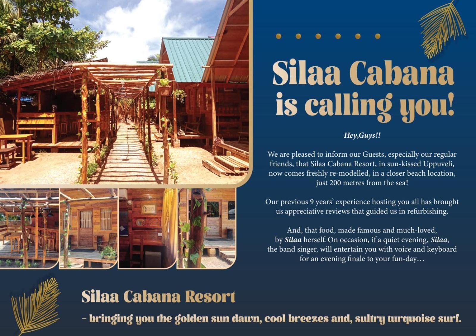Silaa Cabana Trincomalee Eksteriør billede